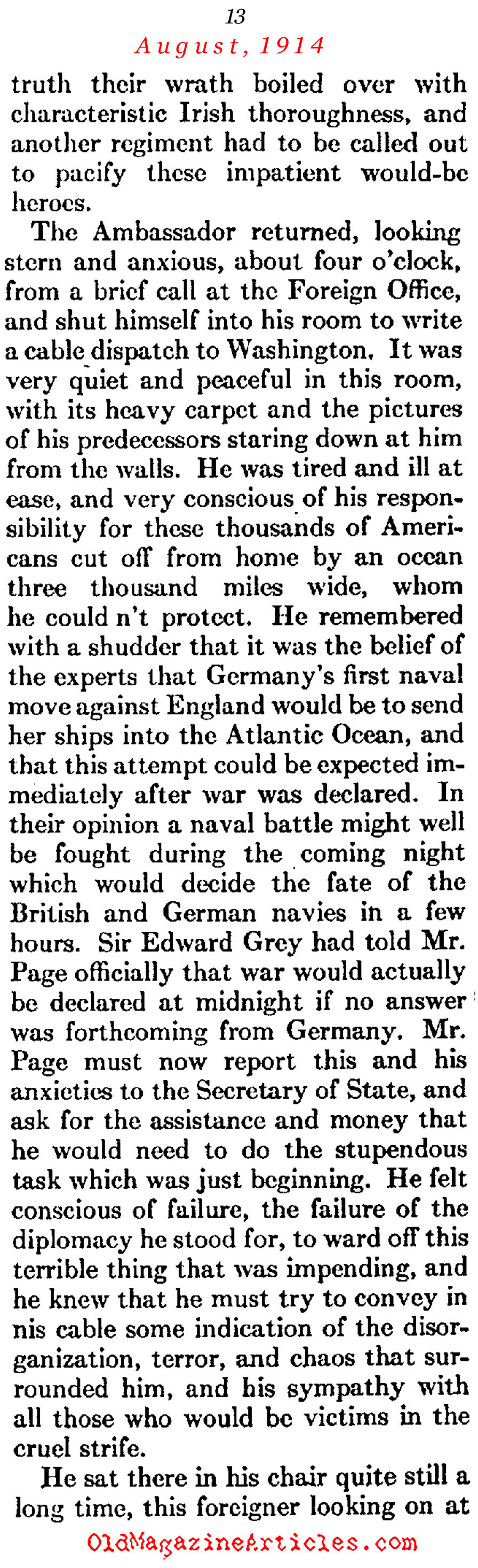 What the Stenographer Saw... (Atlantic Monthly, 1930)